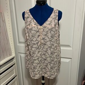 Floral Sleeveless Blouse